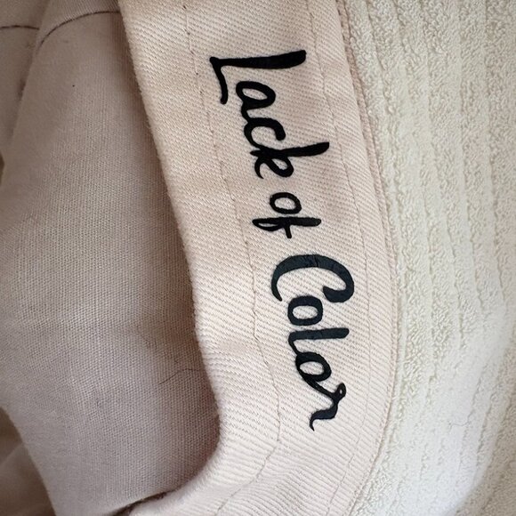 LACK OF COLOR Color Beige Terry bucket hat_M/L - Picture 7 of 9